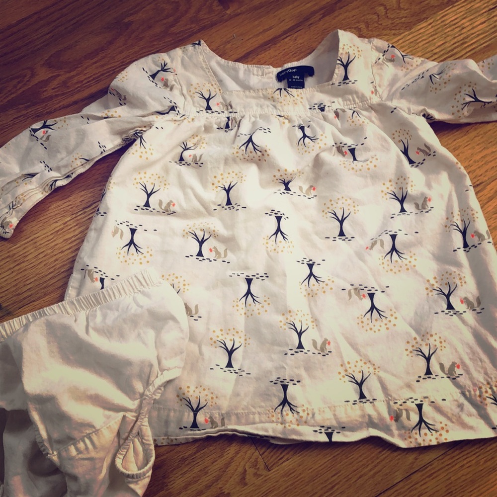 Gap Squirrel print dress